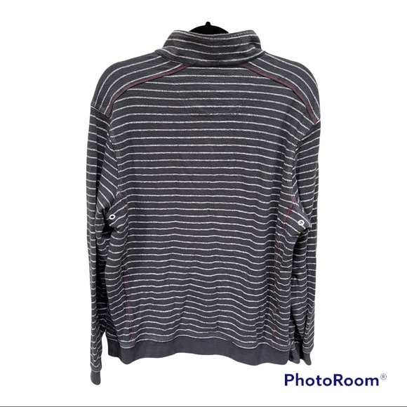 Tommy Bahama Relax 1/4 Snap Neck Sweater 100% Cotton Size Medium - Picture 5 of 8